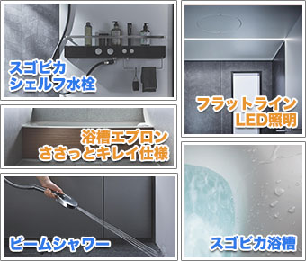 システムバス　ビバス　すっきりビバス（H900） 機能紹介