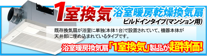 セットアップ 家電と住宅設備のジュプロ浴室換気乾燥暖房器 1室換気 マックス BRS-C101HR-CX ドライファン リフォーム 